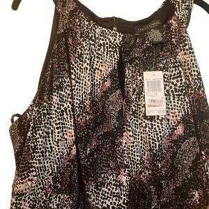 Grace Elements Halter Dress Women's 3x Pink White Black NWT